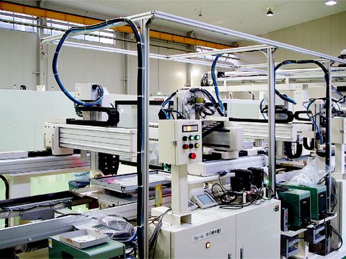 Home appliance related automation assembly line